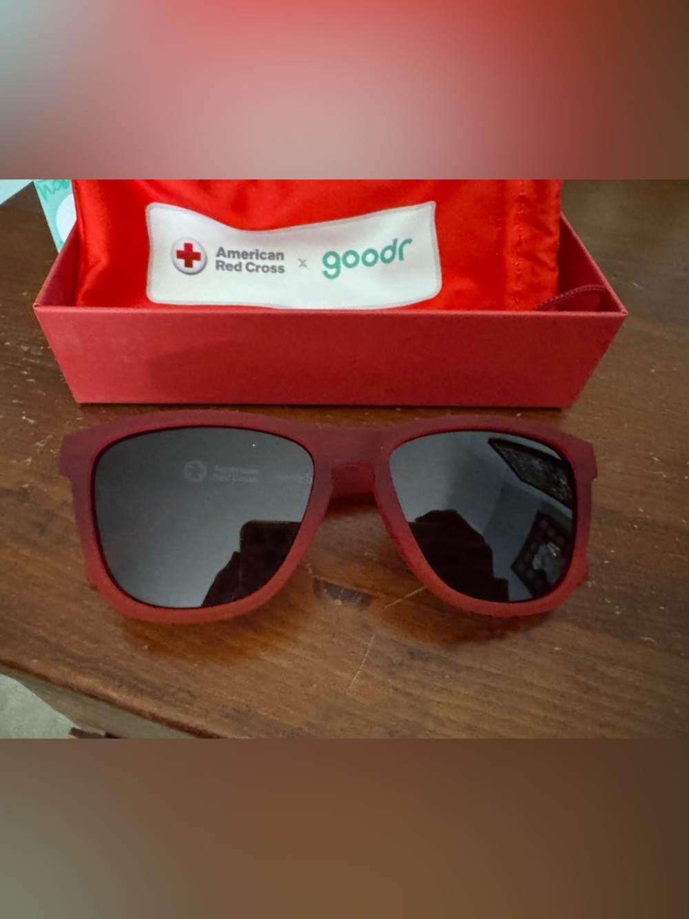 Goodr OG American Red Cross Sunglasses Running